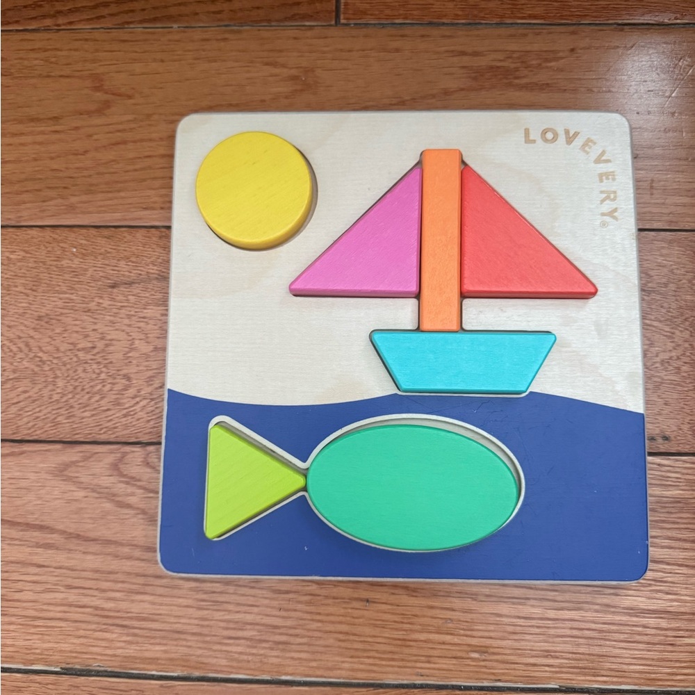Lovevery - Double-Sided Sunny Day Puzzle
